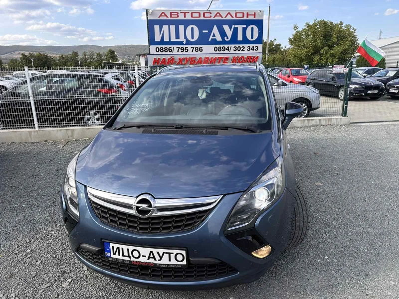 Opel Zafira 1, 6-136k.c.6 Скор.7места, ЕВРО 6, НАВИ, КОЖА, КАМ, снимка 1 - Автомобили и джипове - 47516853