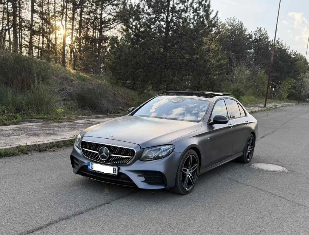 Mercedes-Benz E 43 AMG Selenite Gray Magno, снимка 4 - Автомобили и джипове - 54252163