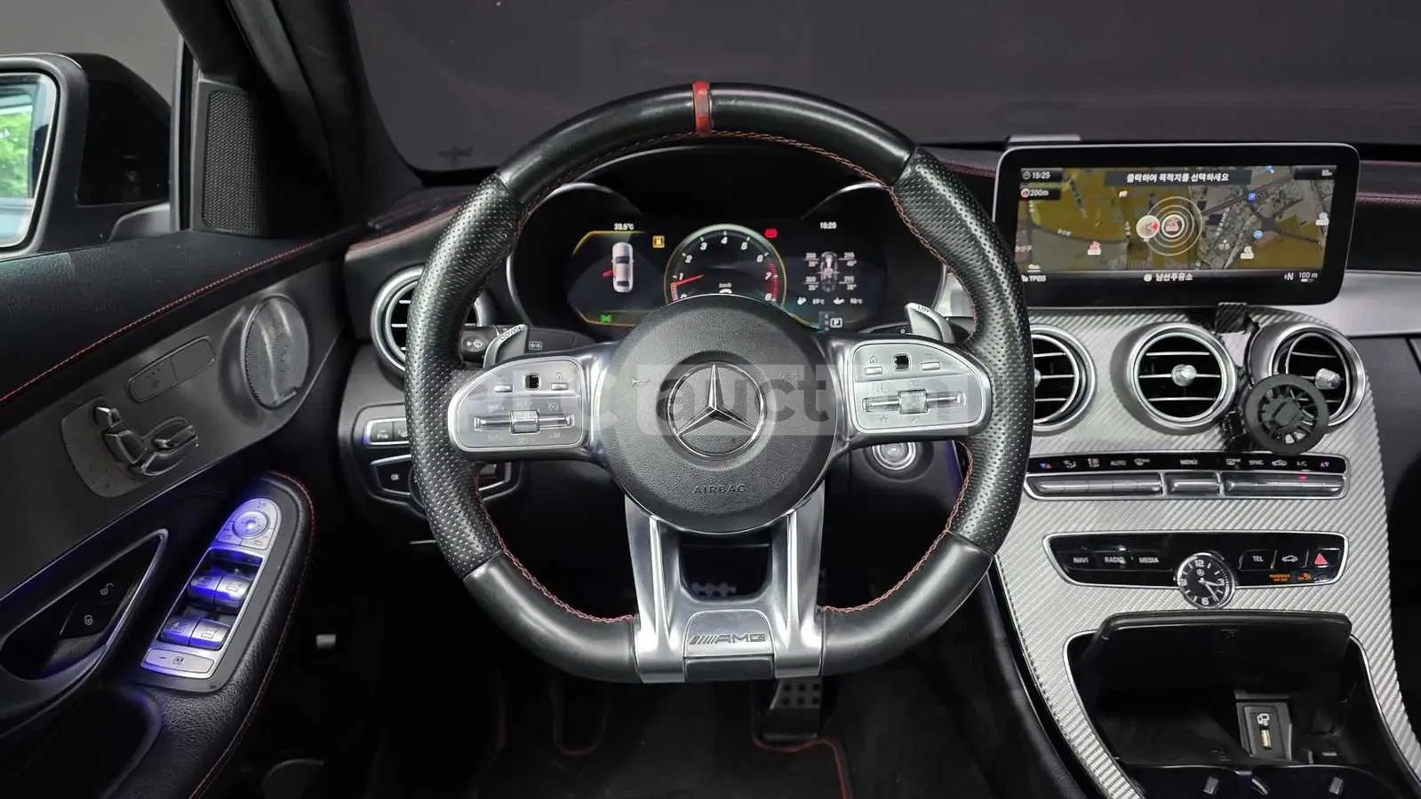 Mercedes-Benz C 43 AMG | BURMASTER| HEADS UP| ПАНОРАМА| ВКЛ.ТЕХНОТЕСТ, снимка 6 - Автомобили и джипове - 54823158