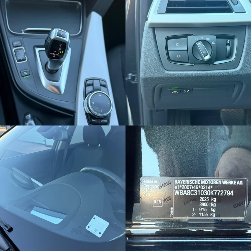 BMW 320 318D 150kc 8 AT KAMERA, HEAD UP, KEILESS, FULL LED, снимка 12 - Автомобили и джипове - 52417179