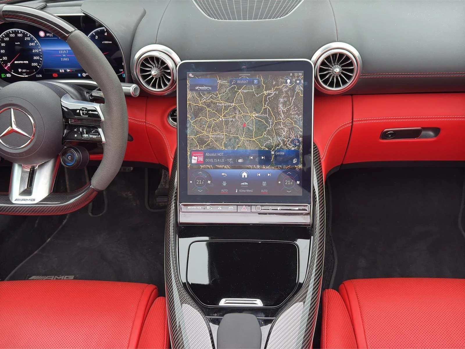 Mercedes-Benz SL 55 AMG 4M V8BITURBO 3xCARBON MAGNO3xEXCLUSIVEBURMEISTER4D | Mobile.bg � ����������� 12