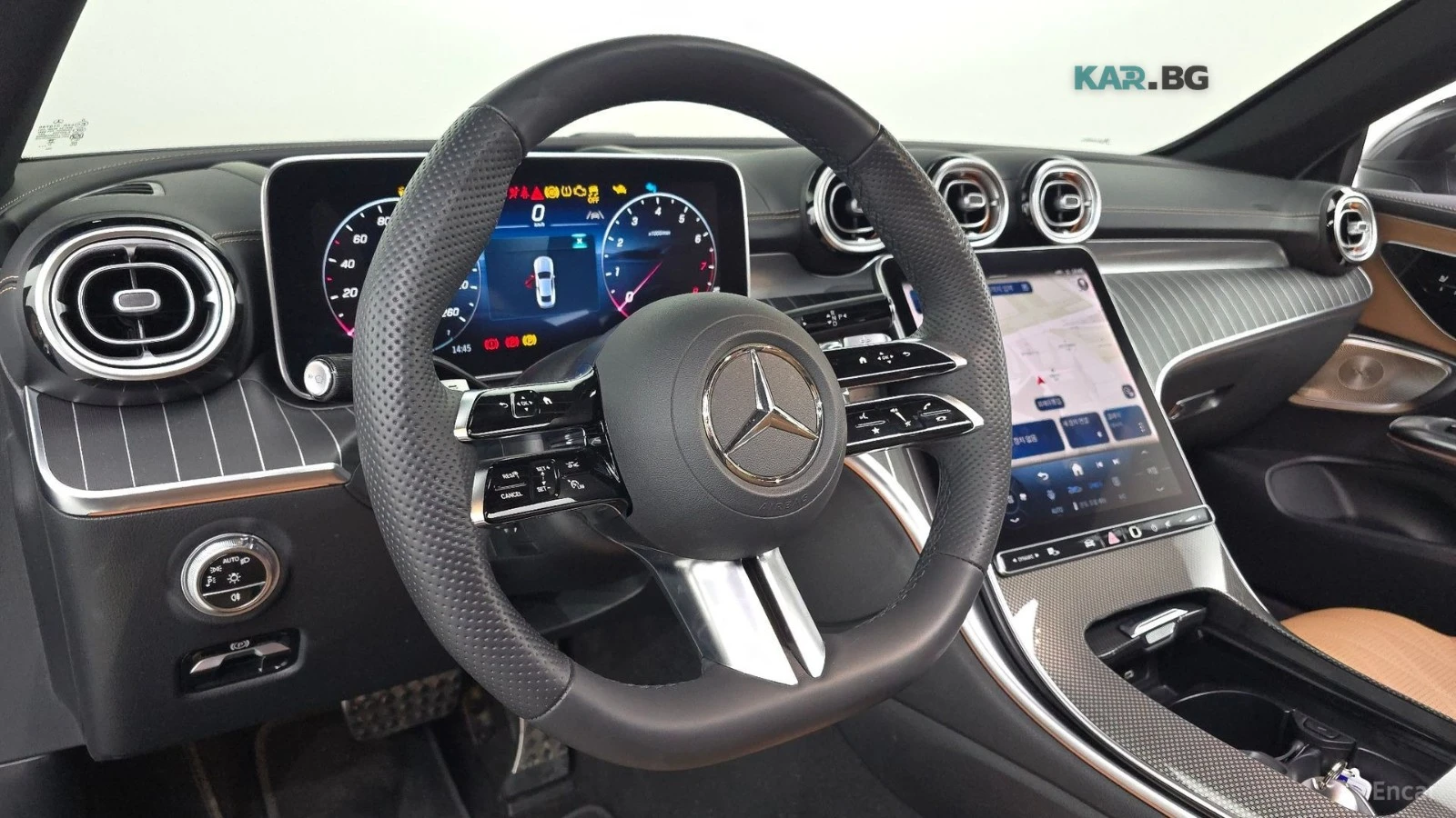 Mercedes-Benz CLE 450 4MATIC* КОЖА* ПОДГРЕВ* ОБДУХВ* BURMASTER* PANO* 36, снимка 13 - Автомобили и джипове - 54858309
