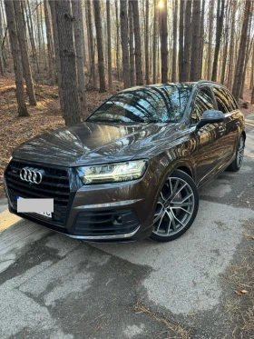 Audi SQ7 CERAMIC* SOFT CLOSE* ПАНОРАМА* 360* 7 места, снимка 2