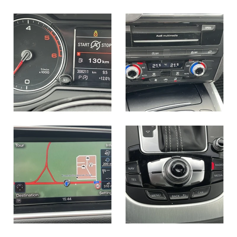 Audi Q5 FACE 3.0TDI  250кс S-LINE КСЕНОН КОЖА НАВИ ВНОС ИТ, снимка 10 - Автомобили и джипове - 53489064