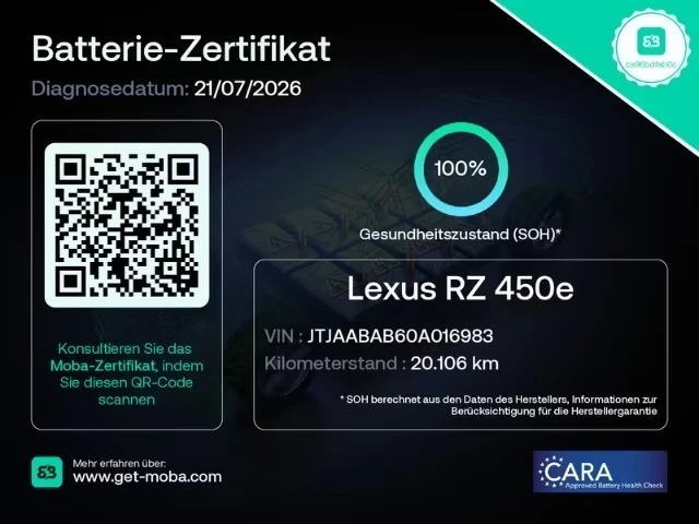 Lexus RZ 450e AWD Luxury Paket 360 DISTR PANO HUD WINTER P, снимка 11 - Автомобили и джипове - 55504637
