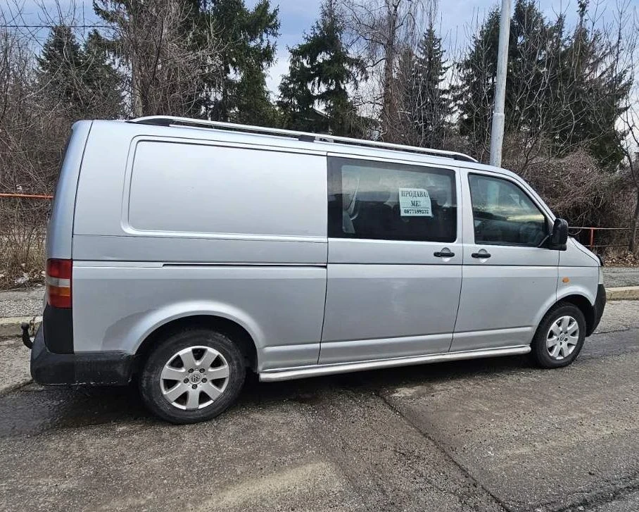 VW T5 2.5 TDI, дълга база, товаропътнически, 131кс - изображение 2