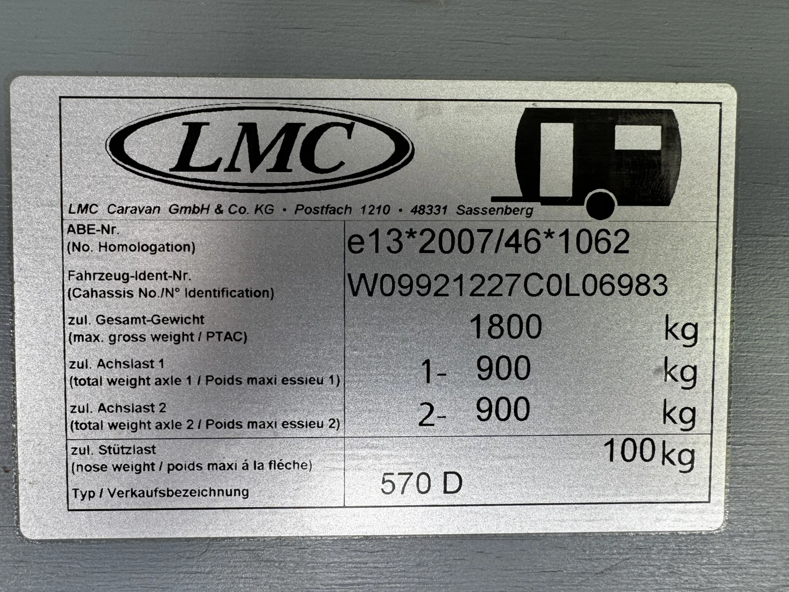 Каравана LMC Condor 575D, снимка 16 - Каравани и кемпери - 54405136