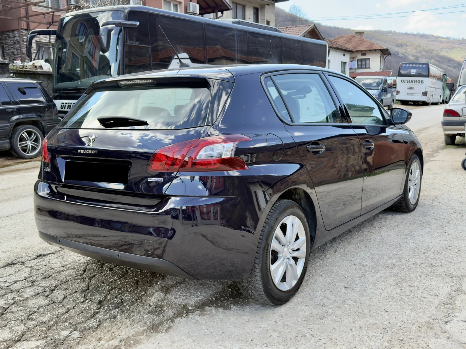Peugeot 308 ТОП!! 1.6HDI 100кс Navi Парктроник , снимка 3 - Автомобили и джипове - 55238771