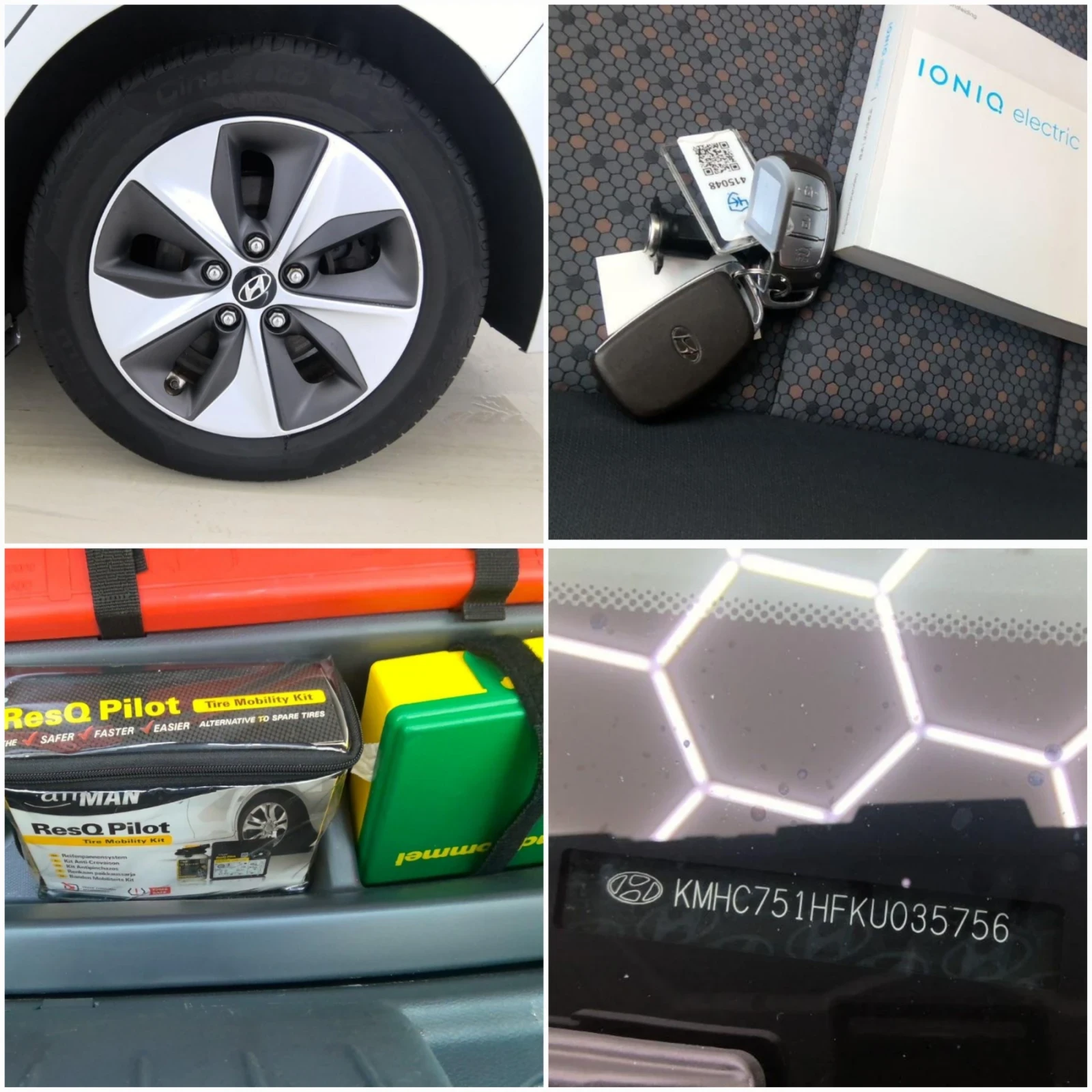Hyundai Ioniq 38 kWh Comfort 99.9% SOH Electric   , снимка 9 - Автомобили и джипове - 54555753