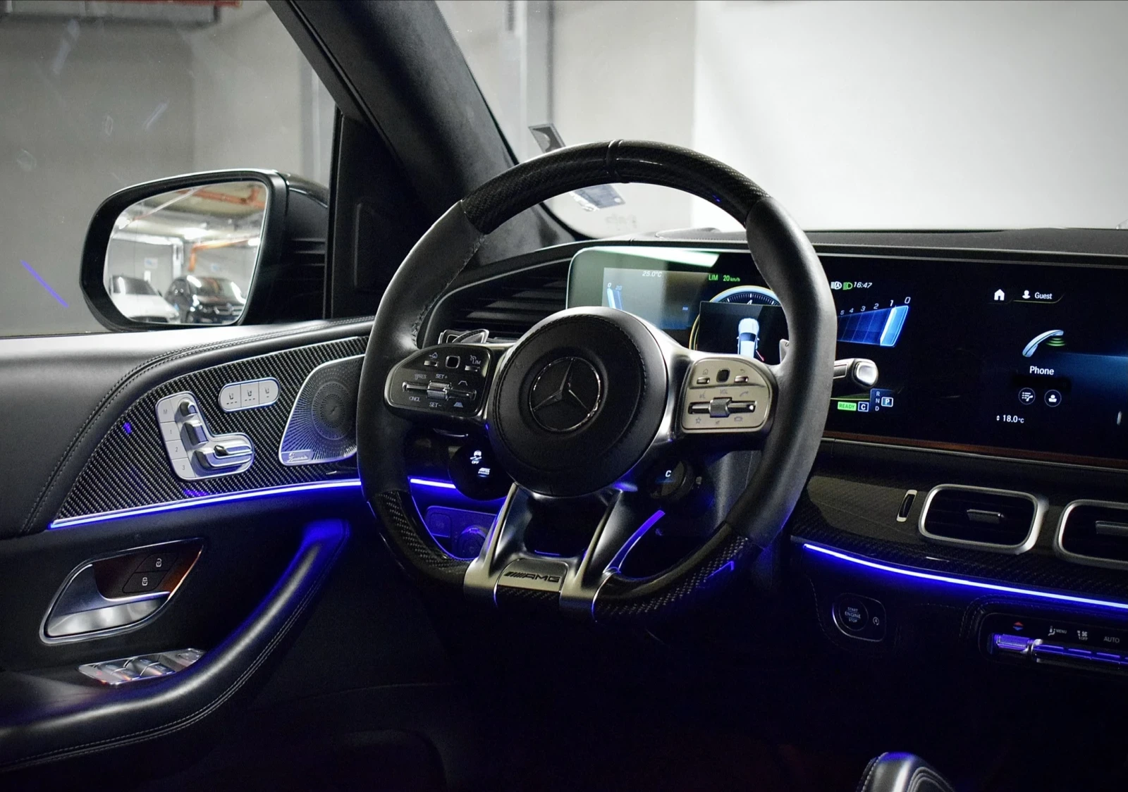 Mercedes-Benz GLS 63 AMG V8 612HP 4M+ CARBON FULL 78000KM, снимка 11 - Автомобили и джипове - 55557805
