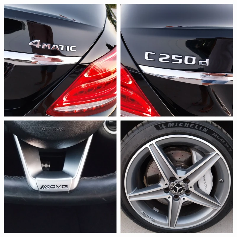 Mercedes-Benz C 250 C250!!!/AMG/9G/4 MATIC/ASISST/FULL LED.euro6B, снимка 12 - Автомобили и джипове - 47424446