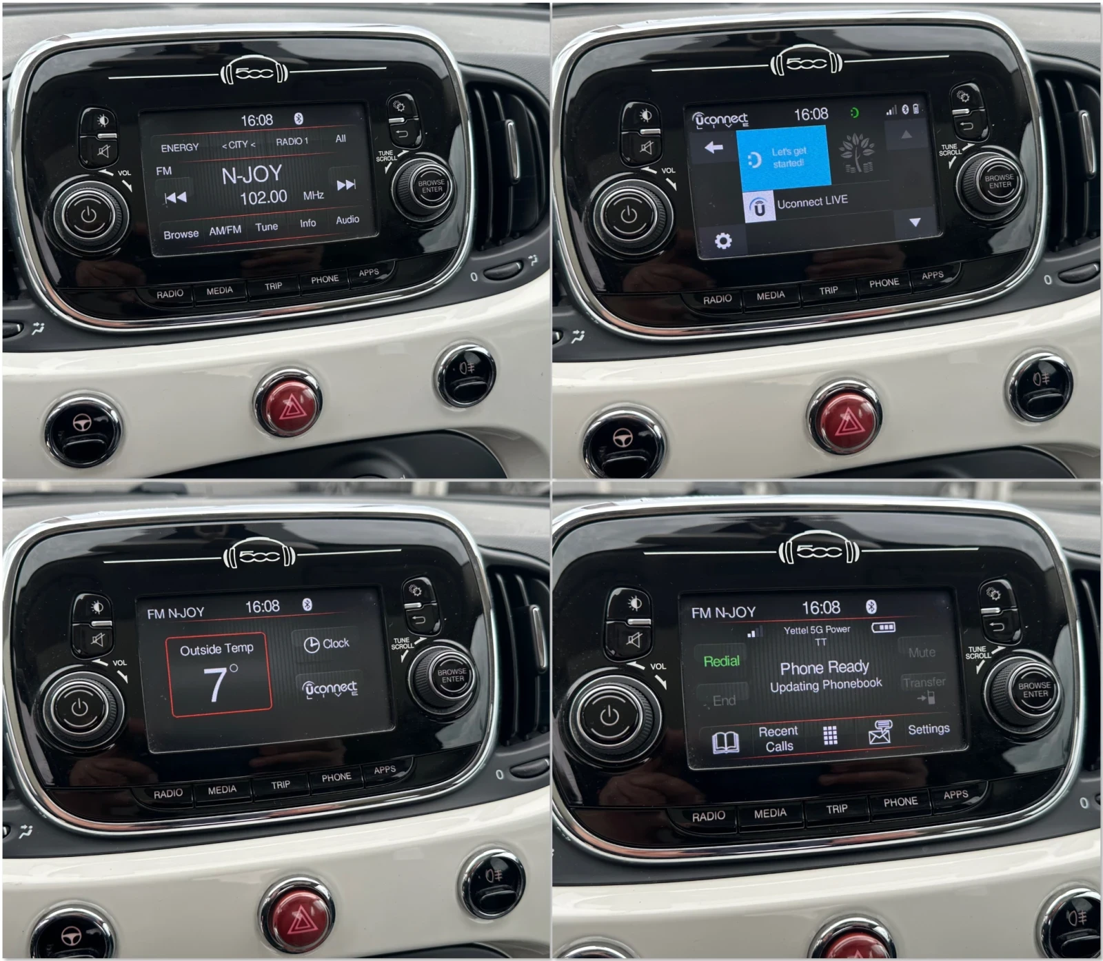 Fiat 500 1.2i Климатик! Газов инжекцион!  EURO 6b, снимка 15 - Автомобили и джипове - 53918323