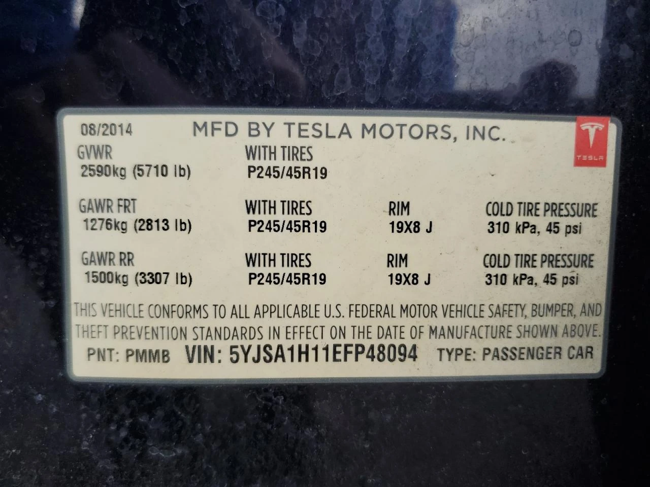 Tesla Model S P85, снимка 13 - Автомобили и джипове - 54623276