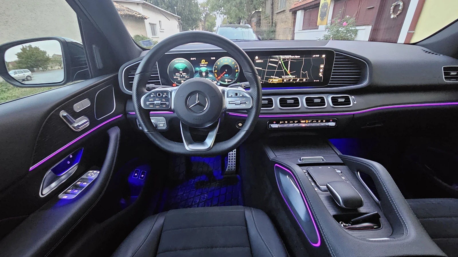 Mercedes-Benz GLE 350 4MATIC, AMG, MBUX, AMBIENT, 360, DISTRONIC, снимка 10 - Автомобили и джипове - 53989004