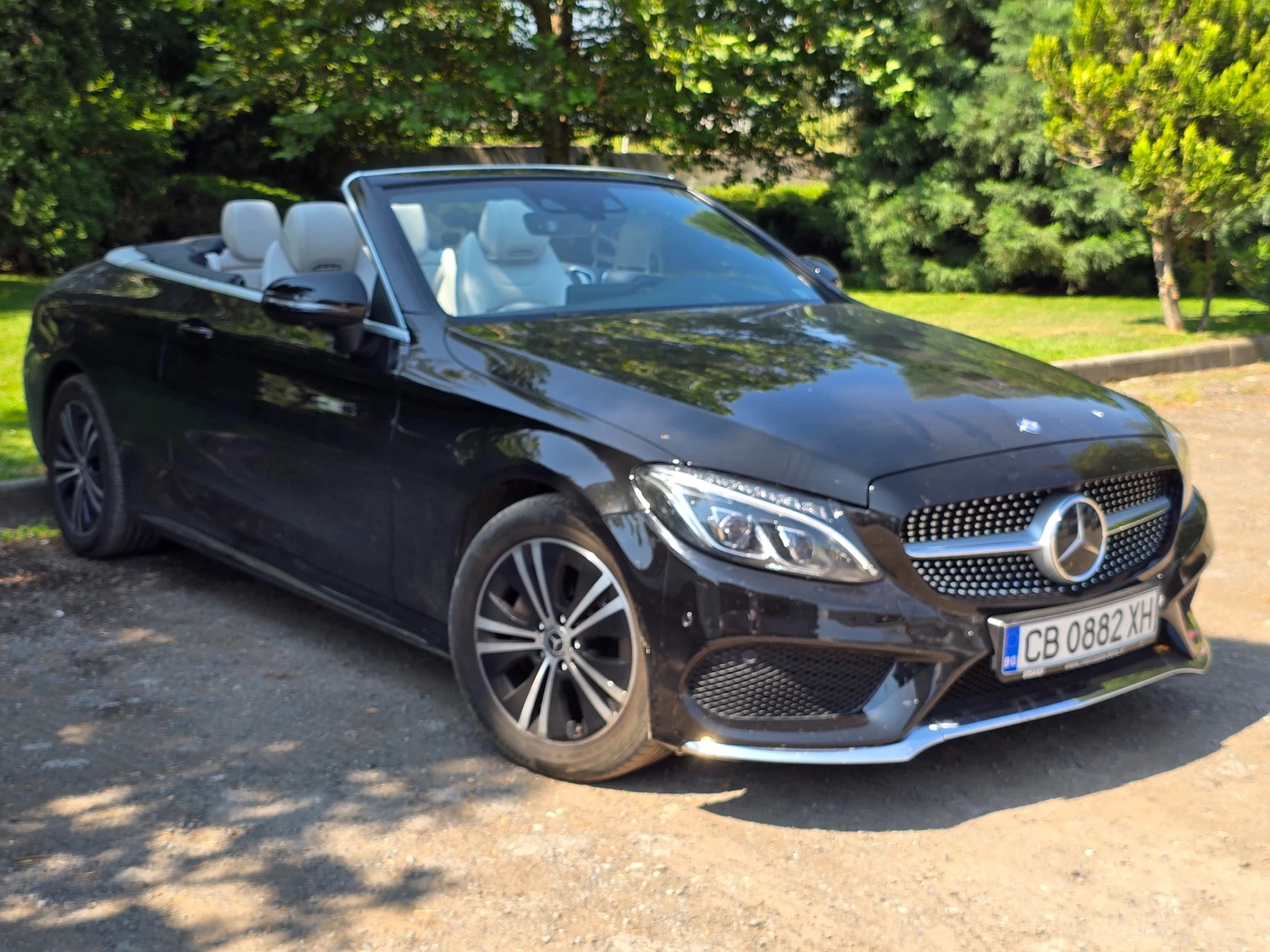 Mercedes-Benz C 220 AMG, Airmatic, 9G, Distronic, Nappa, HUD, FULL MAX, снимка 13 - Автомобили и джипове - 54742023