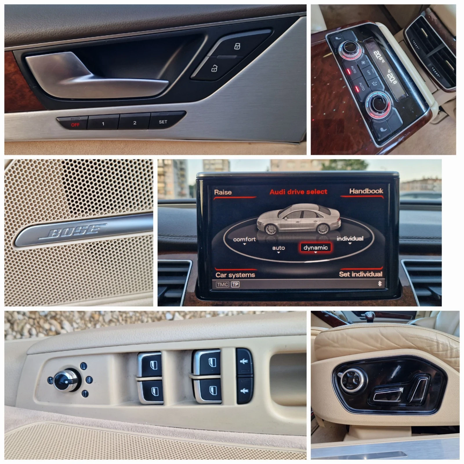 Audi A8 Регистриран / Бартер / Лизинг / Амбиент/ Вакум , снимка 17 - Автомобили и джипове - 55167103