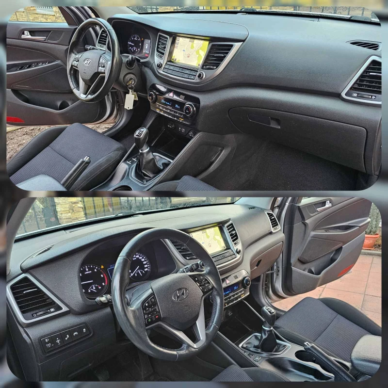 Hyundai Tucson 1.7CRDI !!! РЕАЛЕН ПРОБЕГ ! БЕЗУПРЕЧНО ТЕХ СЪСТОЯ, снимка 12 - Автомобили и джипове - 53302427
