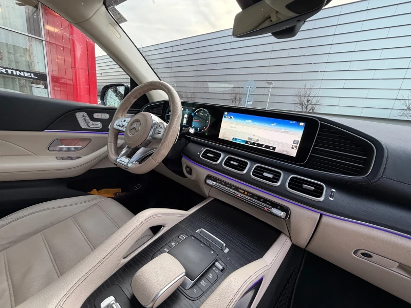 Mercedes-Benz GLE Coupe 400CDI* БАРТЕР* AMG* Светещ* ТАВАН, снимка 10 - Автомобили и джипове - 52893014