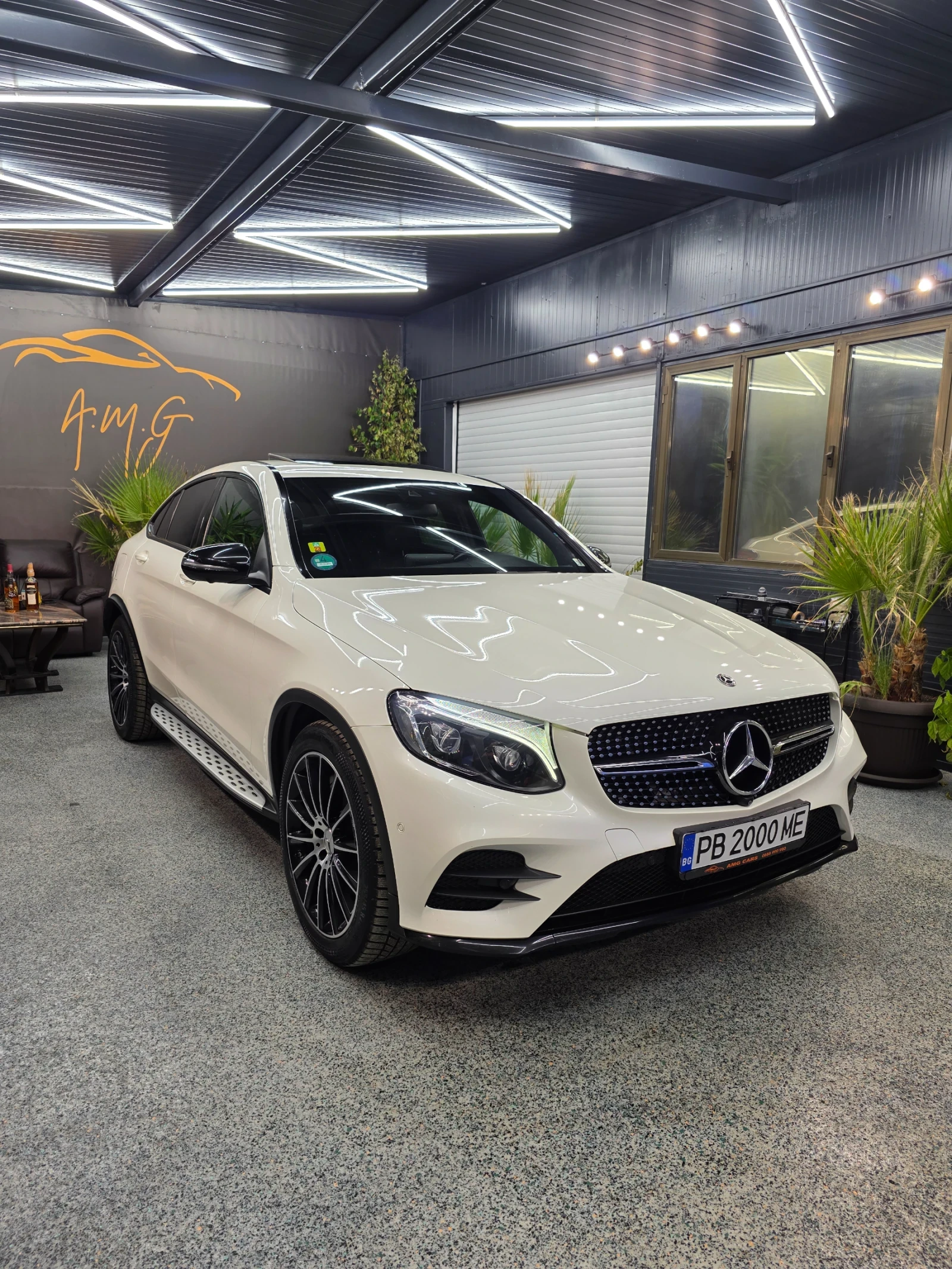 Mercedes-Benz GLC 350 Капарирана !!! AMG BURMESTER 360 - изображение 3