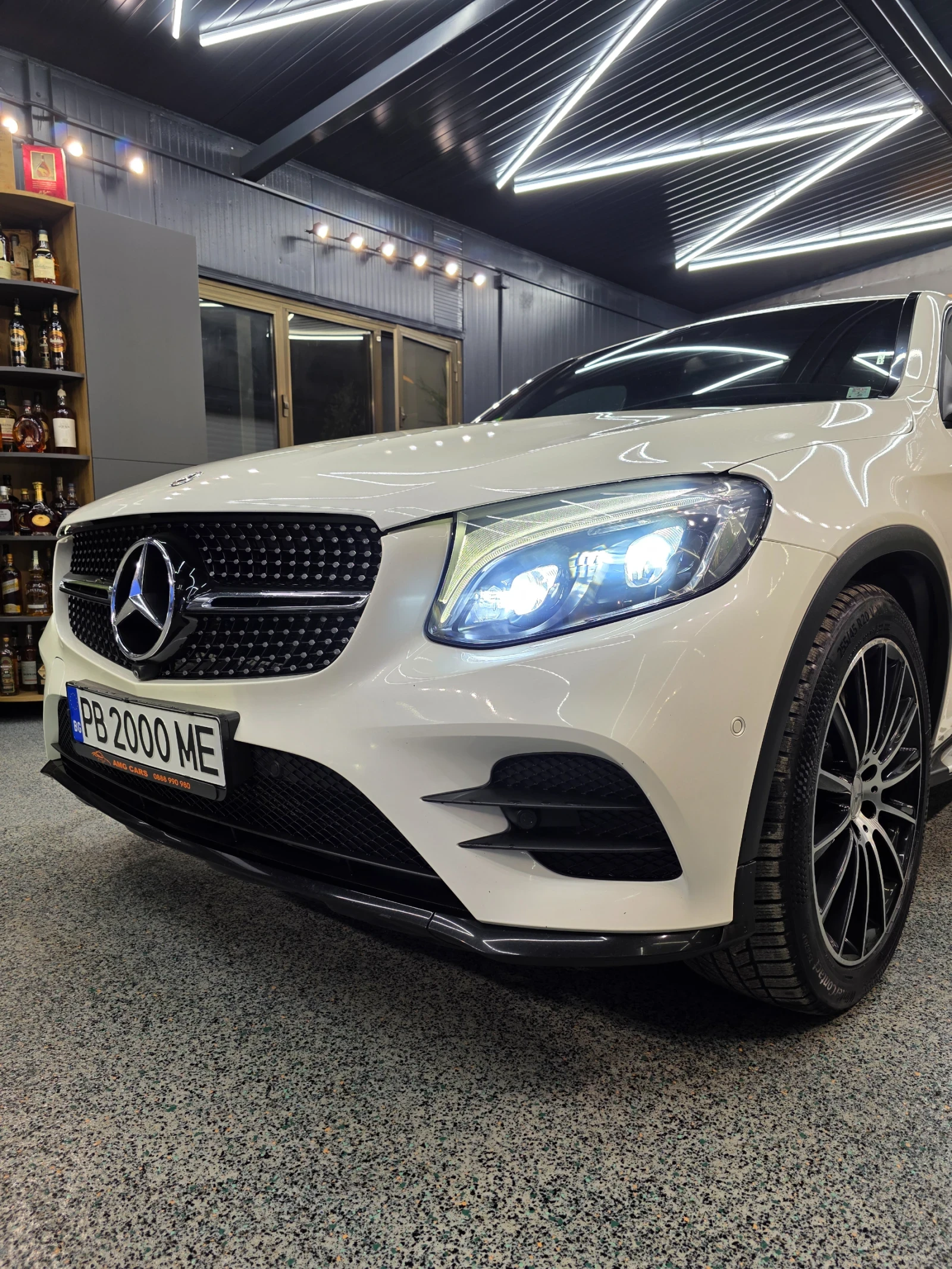 Mercedes-Benz GLC 350 Капарирана !!! AMG BURMESTER 360 - изображение 2
