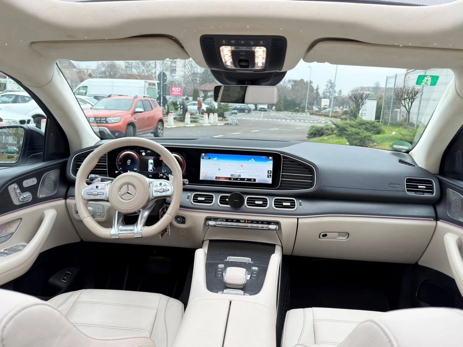 Mercedes-Benz GLE Coupe 400CDI* БАРТЕР* AMG* Светещ* ТАВАН - изображение 8