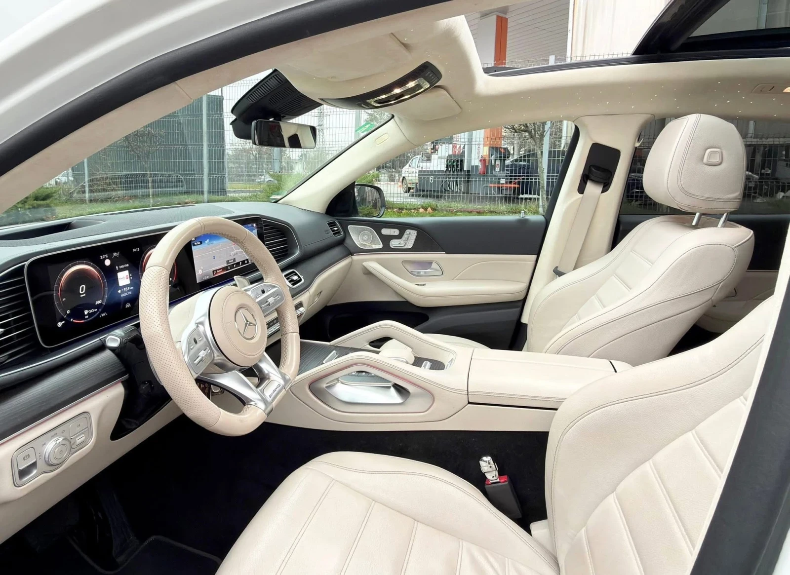 Mercedes-Benz GLE Coupe 400CDI* БАРТЕР* AMG* Светещ* ТАВАН - изображение 7