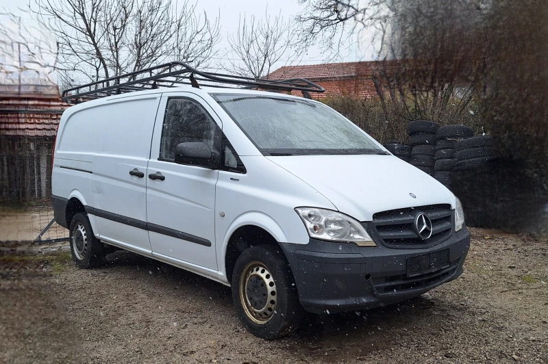 Mercedes-Benz Vito 2.2 CDI 150к.с. 4x4 Автоматик Long 2014г EURO5, снимка 12 - Бусове и автобуси - 53330675