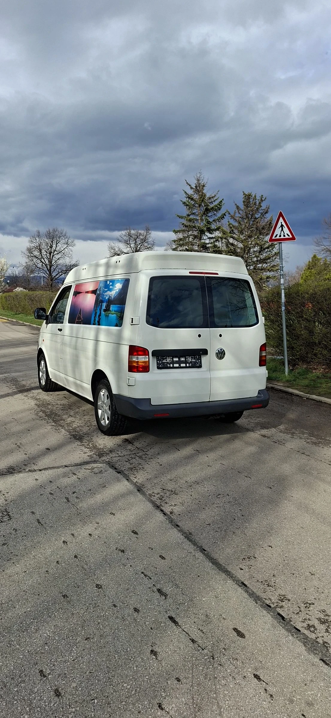 VW Transporter 2.5 Tdi 131к.с отличен мотор и скорости , снимка 2 - Бусове и автобуси - 54090836