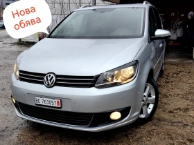 VW Touran 2.0TDI!!ШВЕЙЦАРИЯ!КОЖА!СТЪКЛЕН ТАВАН!НАВИ - изображение 1