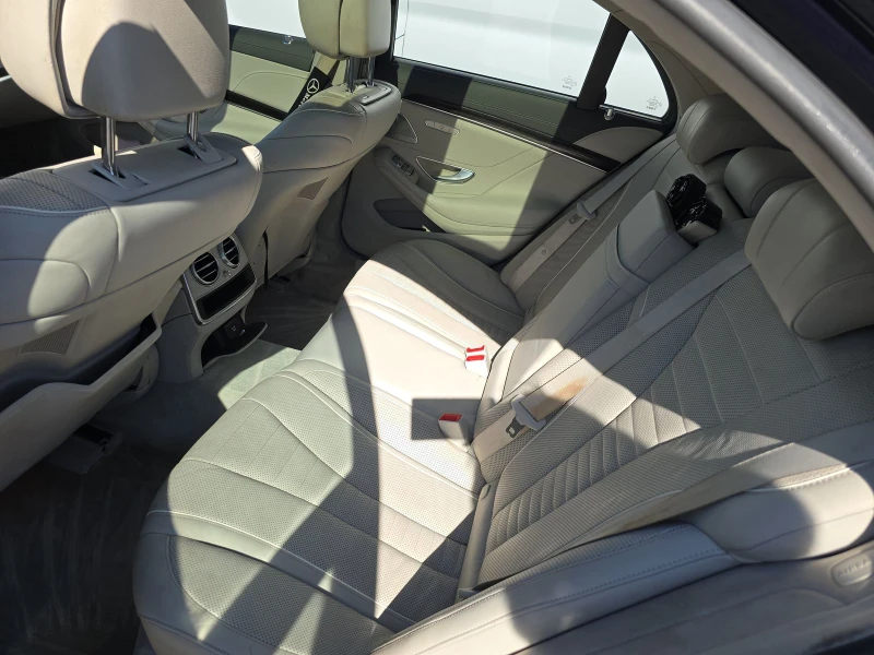Mercedes-Benz S 500 4MATIC* BURMESTER* ПОДГРЕВ* КАМЕРА* КЕЙЛЕС* LANE* , снимка 14 - Автомобили и джипове - 52936576