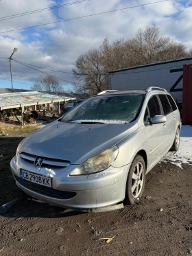 Peugeot 307 307 НАФТЕНА ПЕЧКА, ПОДГРЕВИ, ПАНОРАМА, 7места, снимка 1