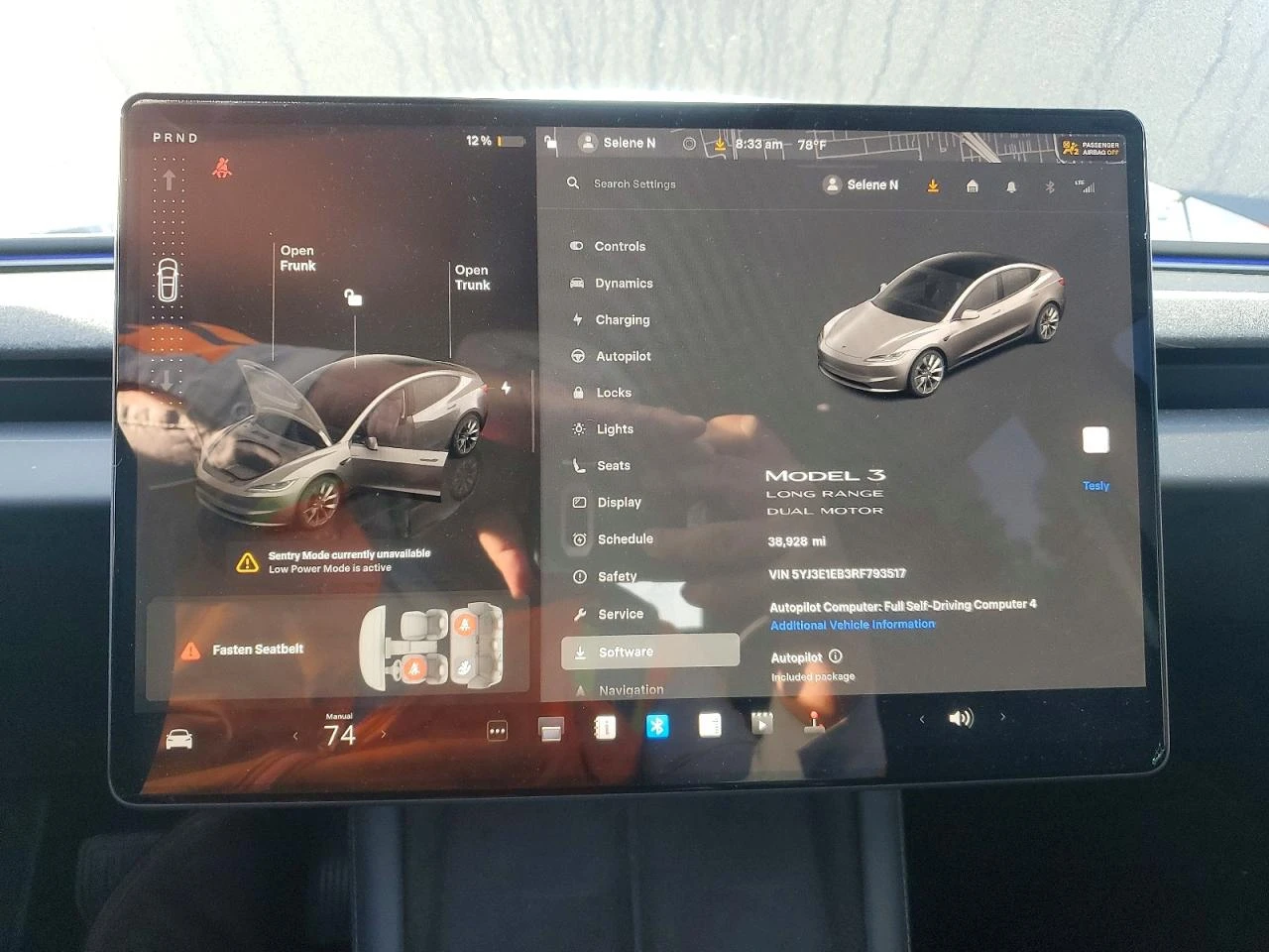 Tesla Model 3, снимка 9 - Автомобили и джипове - 54664143