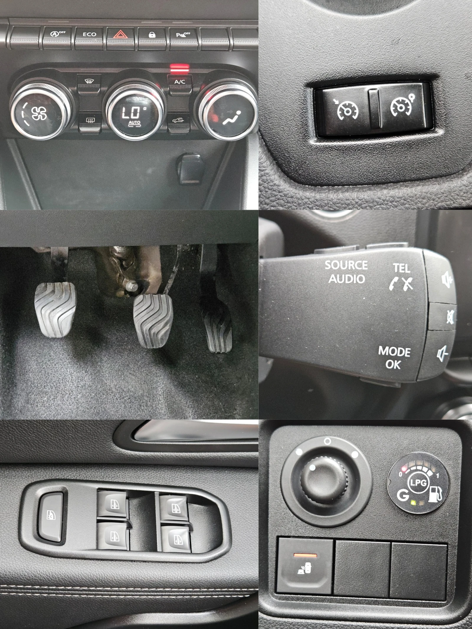 Dacia Duster 1.6i/GPL/115k.c/LED/ACC/NAVI/КАМЕРА/БЛУТУТ/EURO 6B, снимка 14 - Автомобили и джипове - 56161479