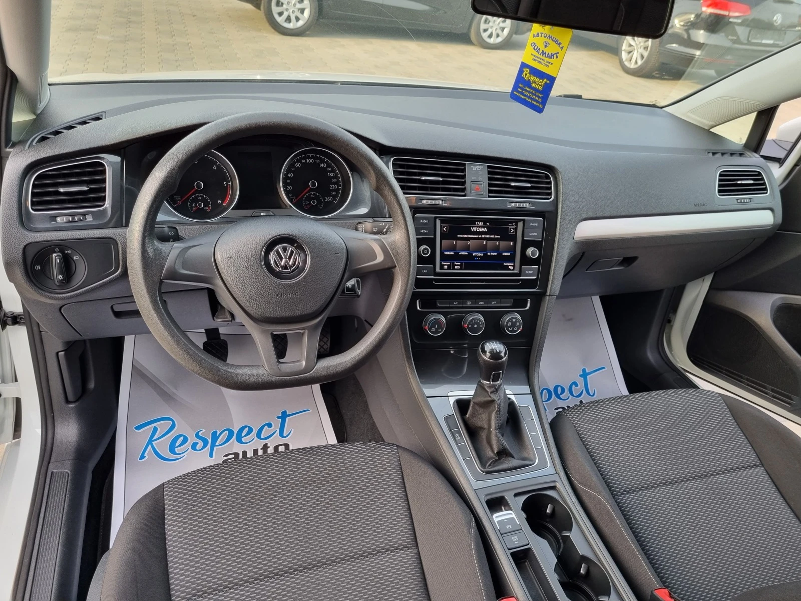 VW Golf 1.6TDi-90ps 2017г. EURO 6B= 112хил.км - изображение 10