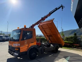 Обява за продажба на Mercedes-Benz Atego 818 Самосвал с кран + дистанционно  ~45 900 лв. - изображение 1