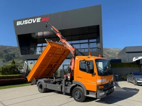 Обява за продажба на Mercedes-Benz Atego 818 Самосвал с кран + дистанционно  ~45 900 лв. - изображение 1