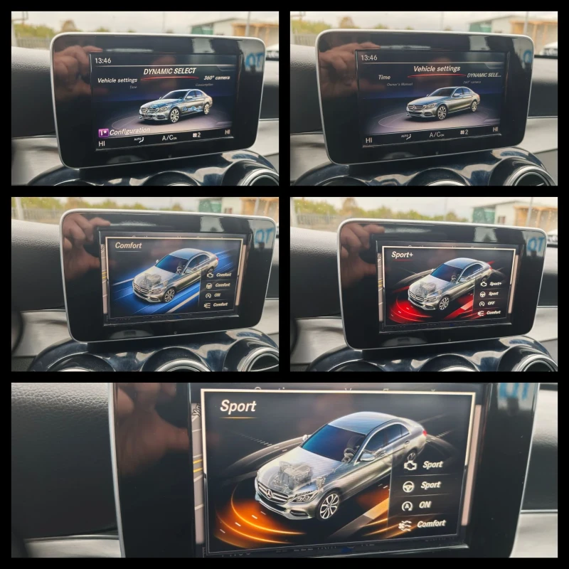 Mercedes-Benz C 220 AMG ПАНОРАМА ФУЛЛ, снимка 17 - Автомобили и джипове - 51596454