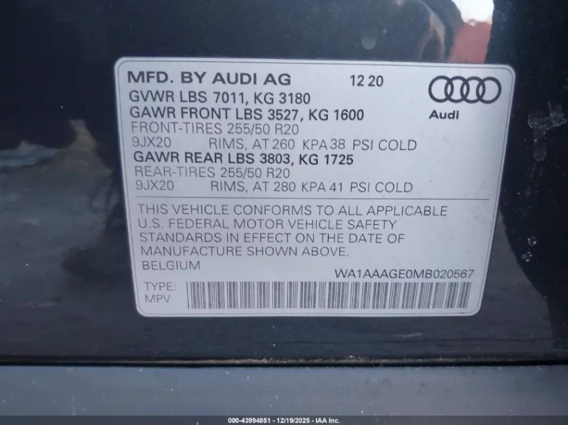 Audi E-Tron Audi e-tron   Premium quattro, снимка 9 - Автомобили и джипове - 52898437