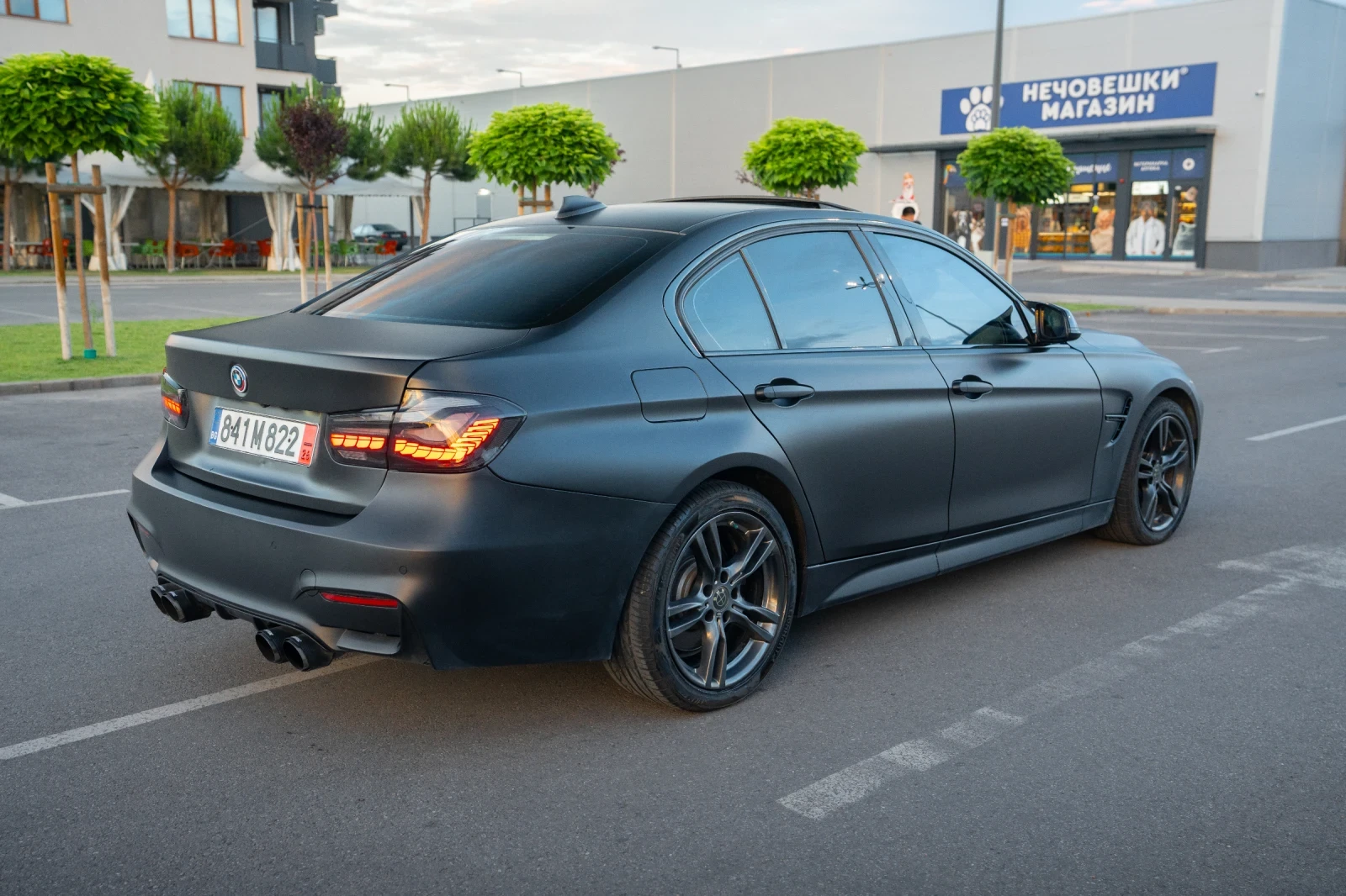BMW 335 BMW335 M3 GTS Optic| Xdrive| Black Satin| Перфекте, снимка 4 - Автомобили и джипове - 55053406