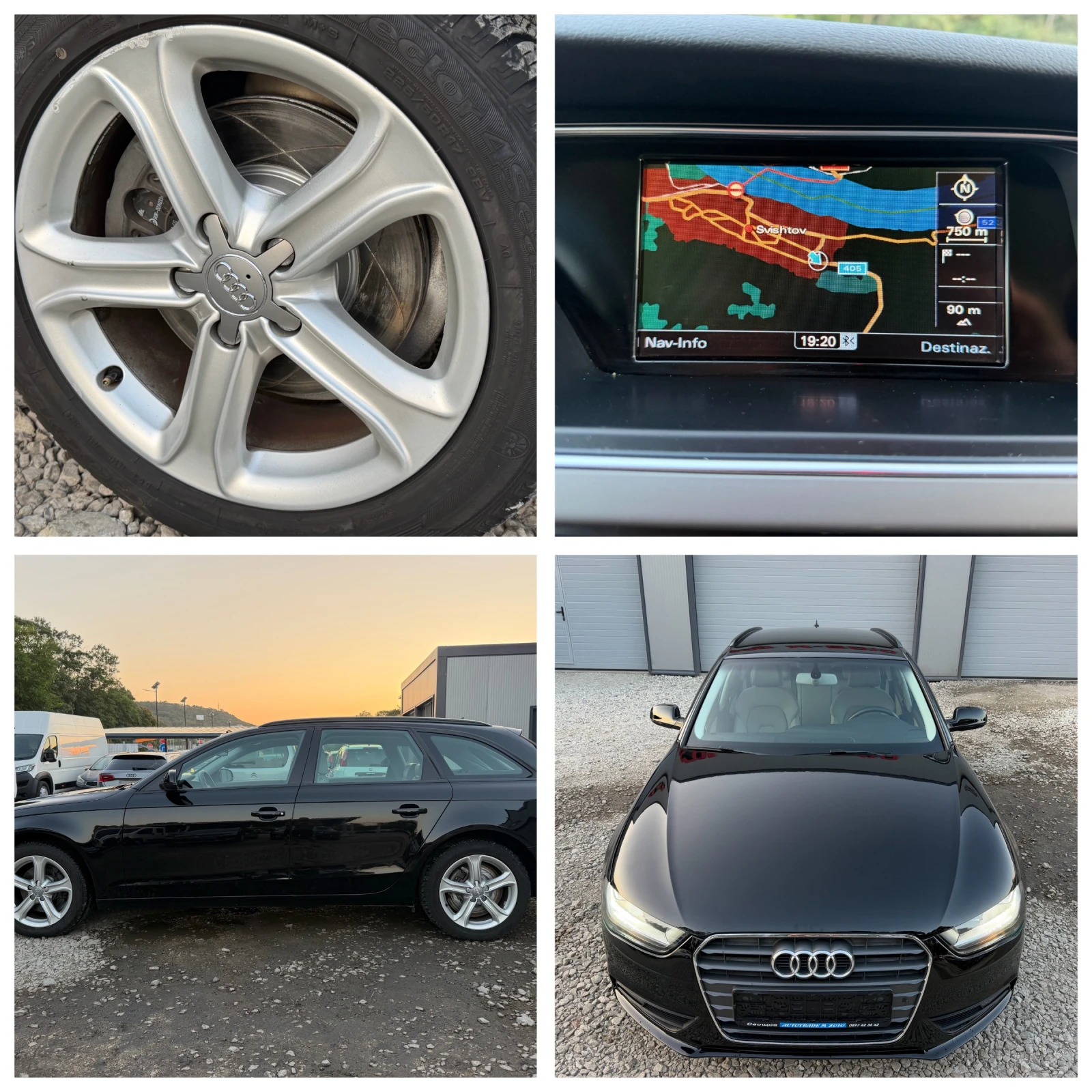 Audi A4 2.0TDI* FACE* NAVI* 6SPEED* KOJA, снимка 17 - Автомобили и джипове - 55633546