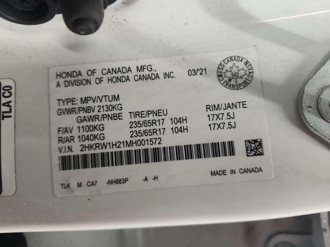 Honda Cr-v * LX * CARFAX * БЕЗ ПЪРВОНАЧАЛНА ВНОСКА, снимка 14 - Автомобили и джипове - 54120338