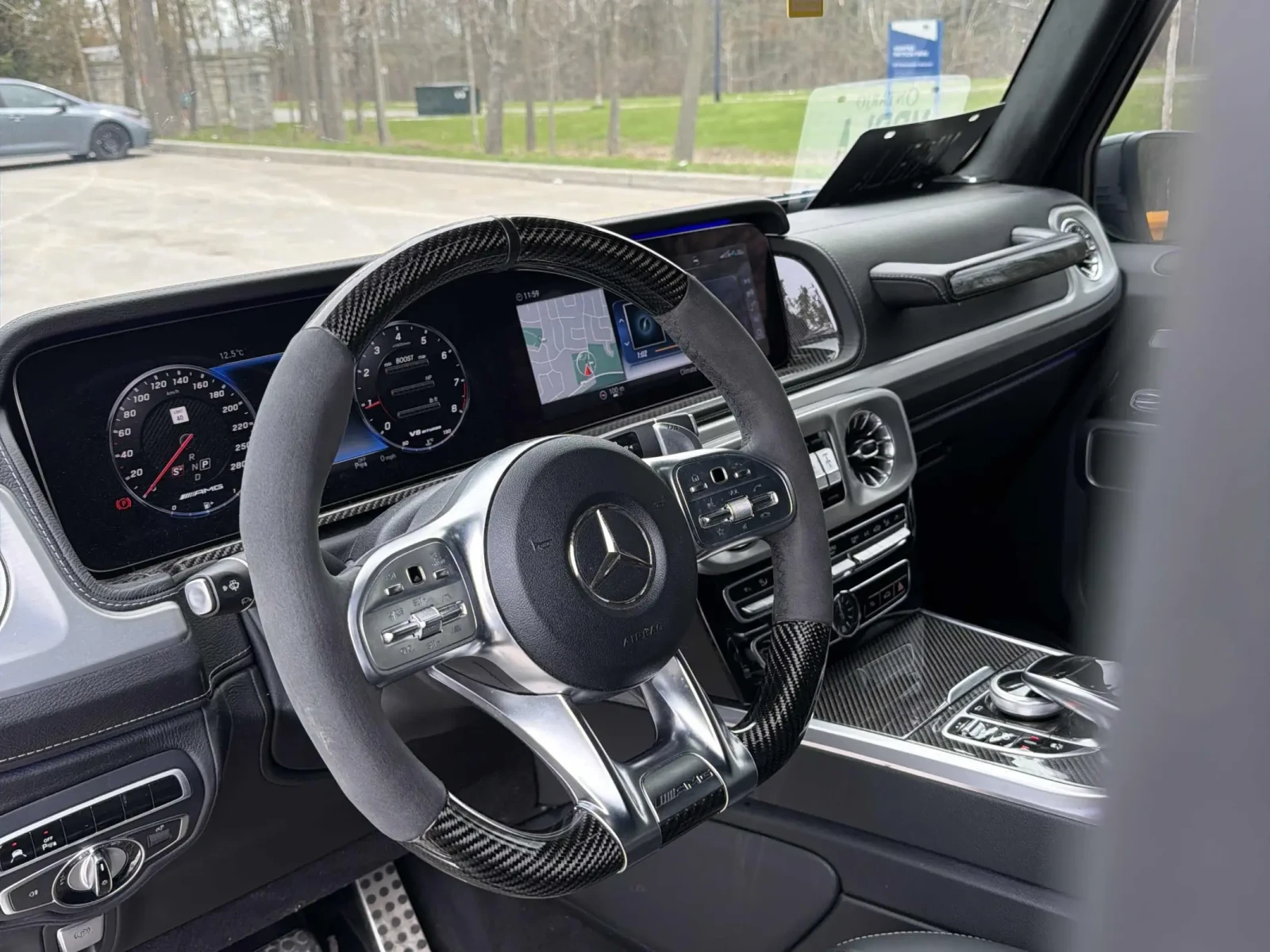 Mercedes-Benz G 63 AMG * white wrap* , снимка 6 - Автомобили и джипове - 54848193