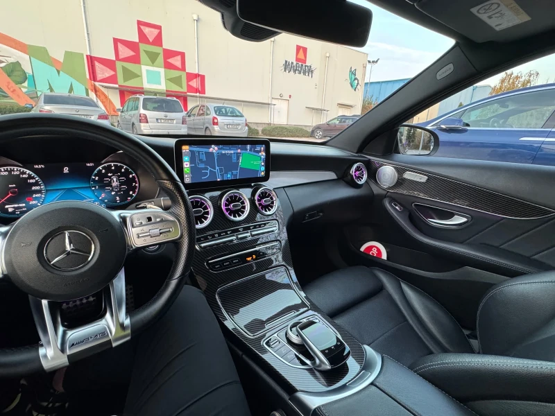 Mercedes-Benz C 220 AMG NIGHT PACK, MULTIBEAM, DIGITAL, 4MATIC, снимка 7 - Автомобили и джипове - 53181688