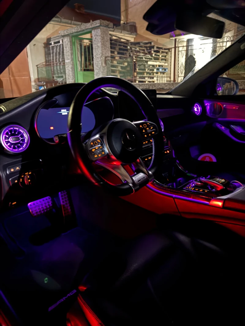 Mercedes-Benz C 220 AMG NIGHT PACK, MULTIBEAM, DIGITAL, 4MATIC, снимка 17 - Автомобили и джипове - 53181688