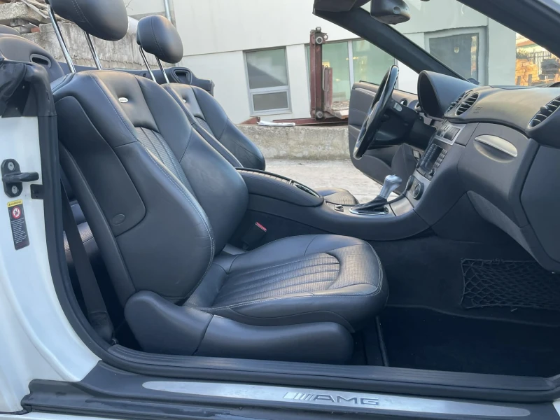 Mercedes-Benz CLK 55 AMG Cabrio White Design Full, снимка 10 - Автомобили и джипове - 53530825