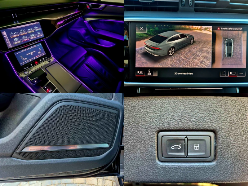 Audi A7 * 55 TFSI* DIST* B&O* 360* 3xS-LINE* MATRIX* , снимка 14 - Автомобили и джипове - 51098454