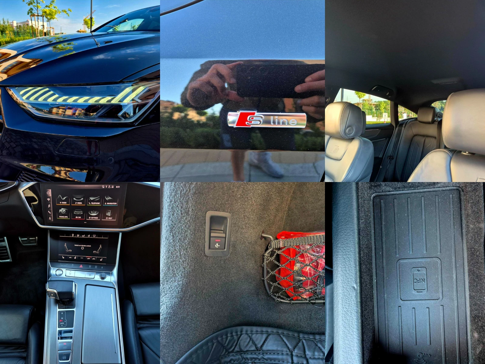 Audi A7 * 55 TFSI* DIST* B&O* 360* 3xS-LINE* MATRIX*  | Mobile.bg   15