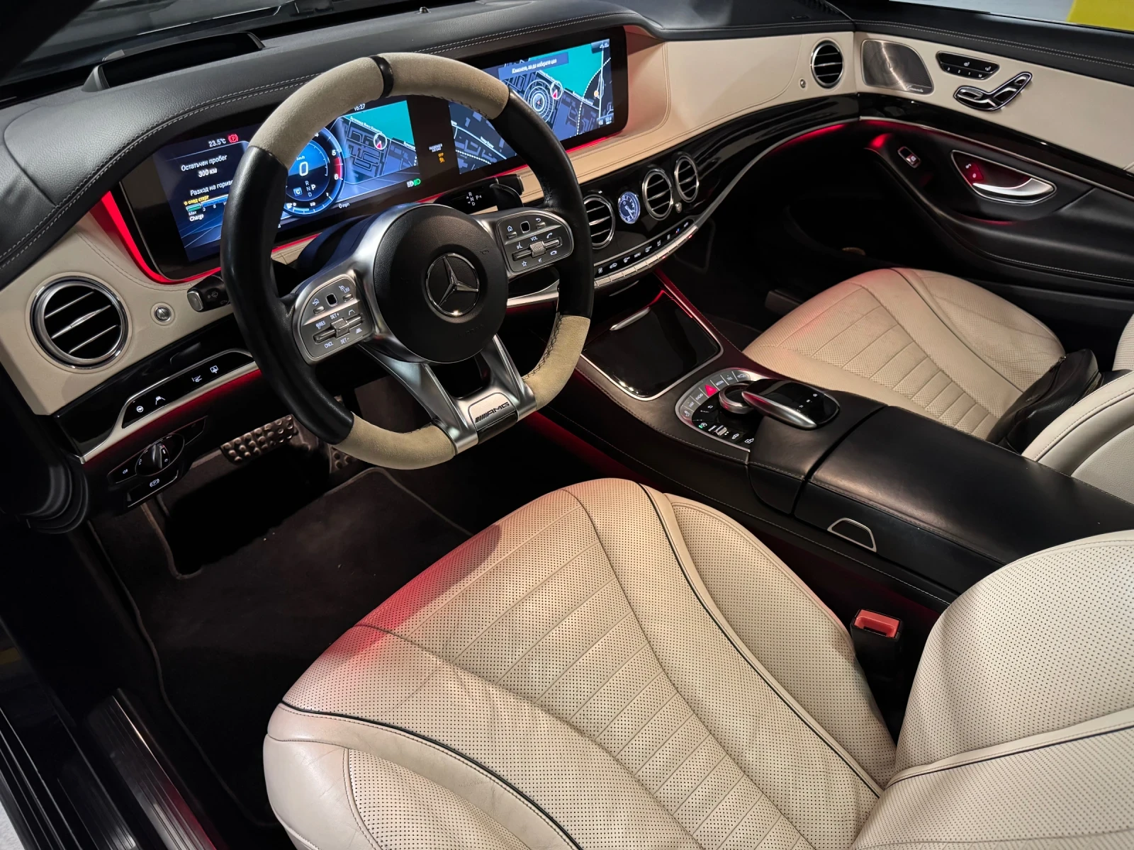 Mercedes-Benz S 350 9-G FULL MAXX 63AMG EXCLUSIVE ЛИЗИНГ, снимка 8 - Автомобили и джипове - 55014100