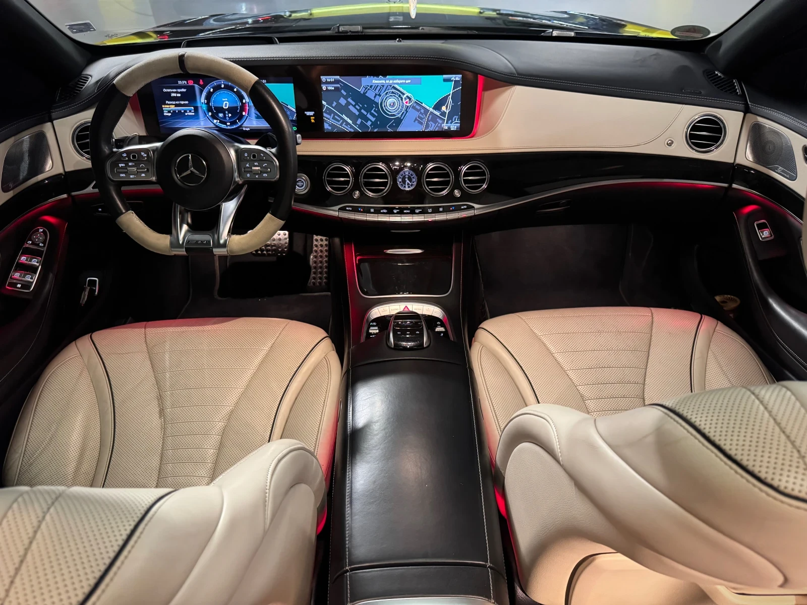 Mercedes-Benz S 350 9-G FULL MAXX 63AMG EXCLUSIVE ЛИЗИНГ, снимка 10 - Автомобили и джипове - 55014100
