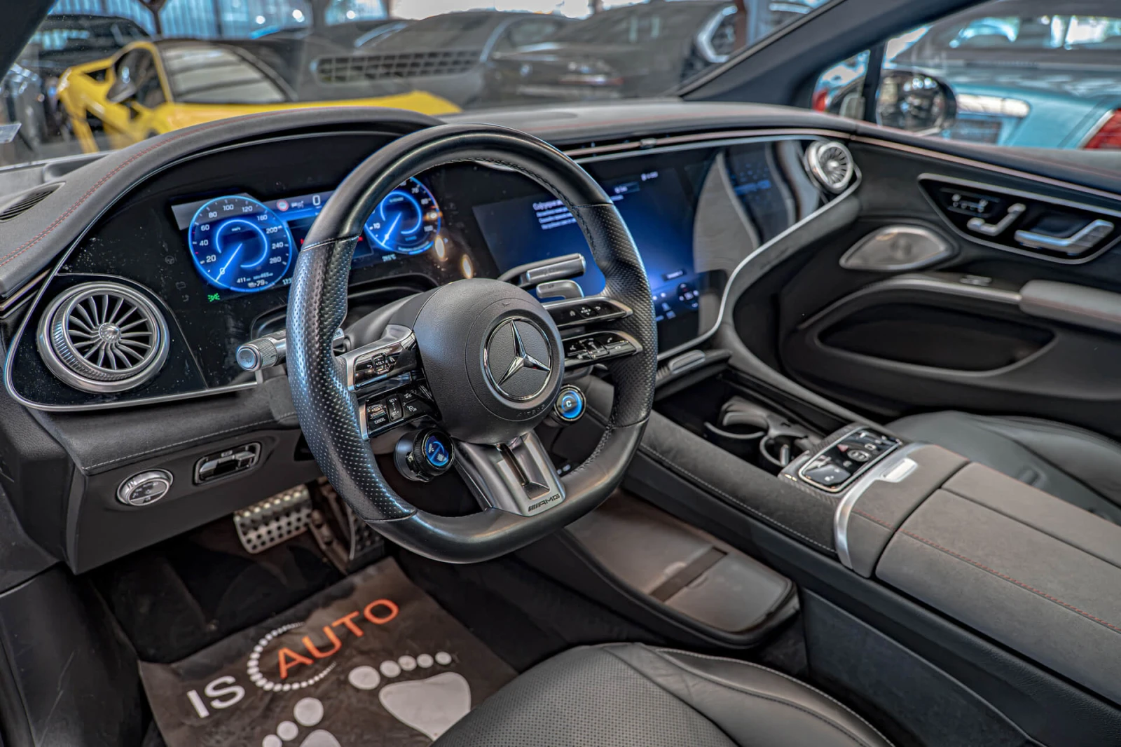 Mercedes-Benz EQS 53 AMG/Magno/Hyper Screen/Burmester/Обдухване/4Mat, снимка 7 - Автомобили и джипове - 55698766